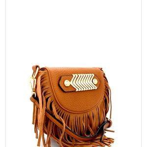 Fringed convertible crossbody, NWT